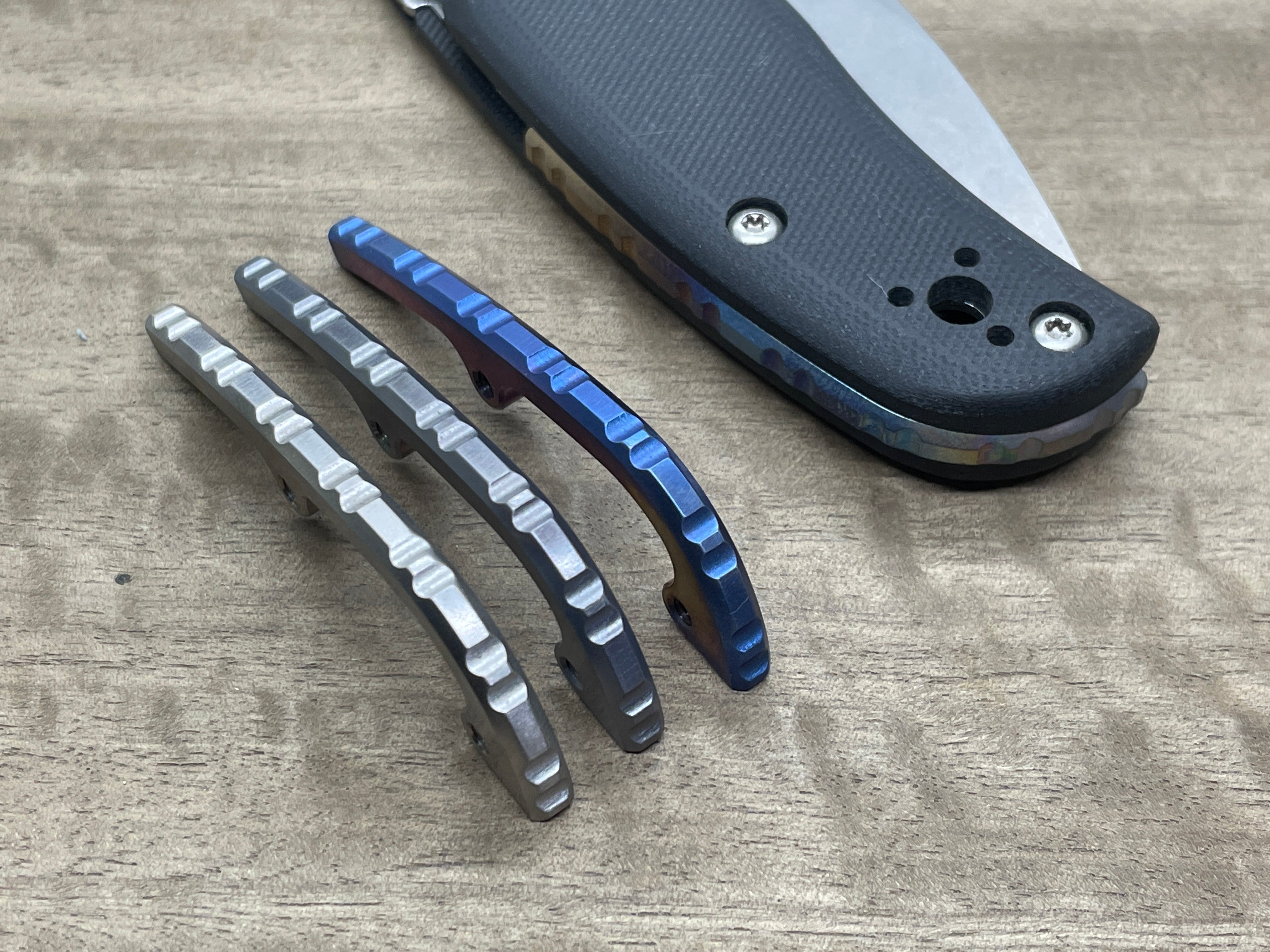 Titanium Gear BACKSPACER for Spyderco SHAMAN MetonBoss